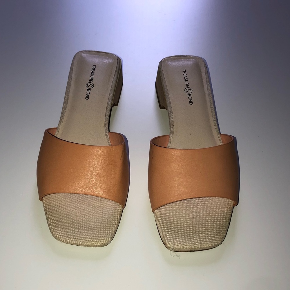 Treasure & Bond Peach Mules
